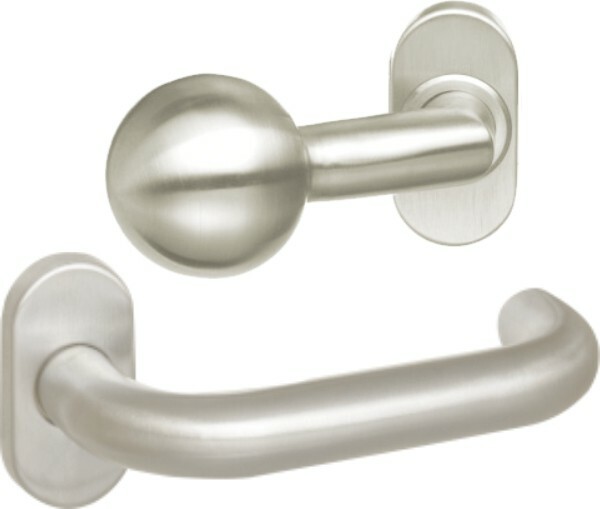 Klamko-gałka do drzwi "U" MEDOC inox 1