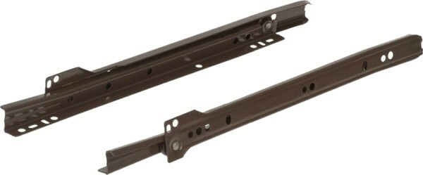 GTV Prowadnica meblowa rolkowa 250 mm brązowa 1