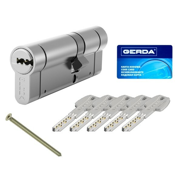 Wkładka bębenkowa z atestem do drzwi do zamka 30/65 Gerda PRO SYSTEM X 1