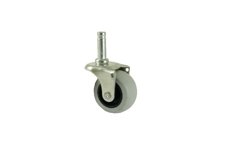 Rolka gumowa meblowa 50mm z trzpieniem fi-8/13 1