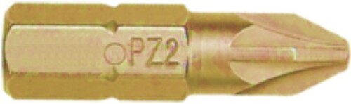 BIT Końcówka wkrętaka do wkrętarki TIN PZ2 25 mm 10504342 1