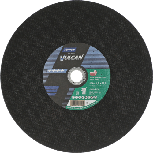 Tarcza do cięcia betonu płytek 400x4x32 Vulcan płaska Norton 66252925484 1