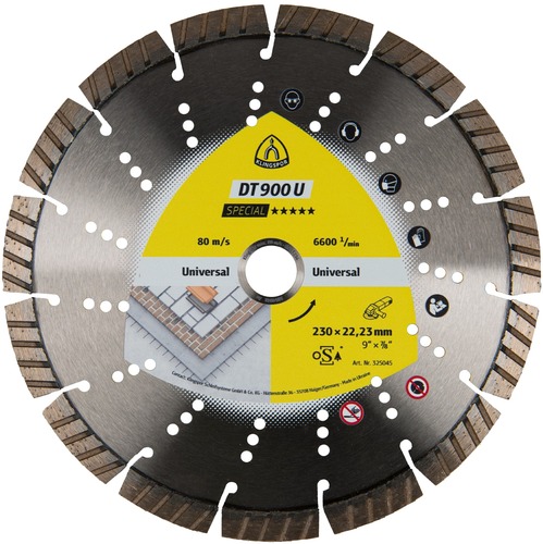 Tarcza diamentowa 125x2,4x22,23 uniwersalna DT 900 U Special Klingspor 325209 1