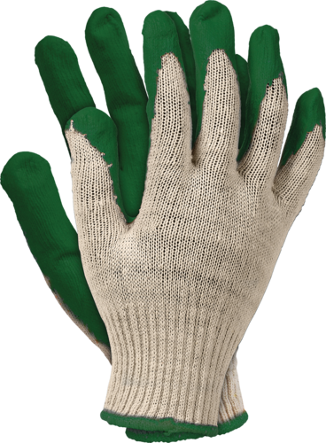 Rękawice robocze, powlekane, zielone, Wampirki R.450N 1