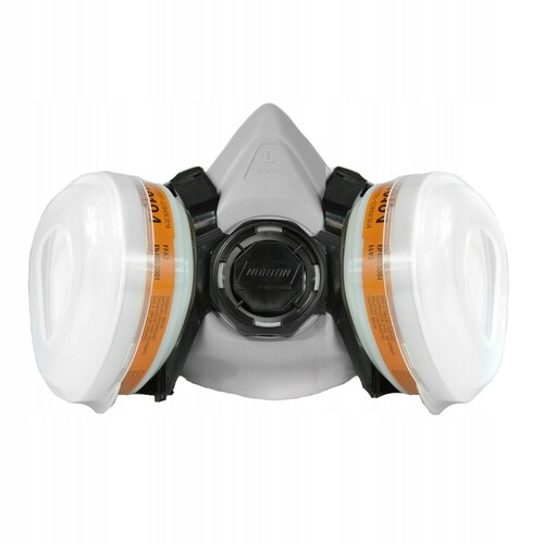 Maska przeciwpyłowa lakiernicza z dwoma filtrami NORTON A2P2 1