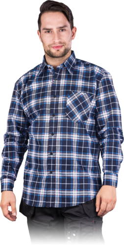 Koszula flanelowa w kratę KF-GPXXL 1