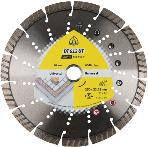 Tarcza diamentowa 125x2,4x22,23 uniwersalna DT 612 UT Supra Klingspor 334045 1