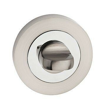 Szyld dolny okrągły WC nikiel/chrom Metal Bud 1