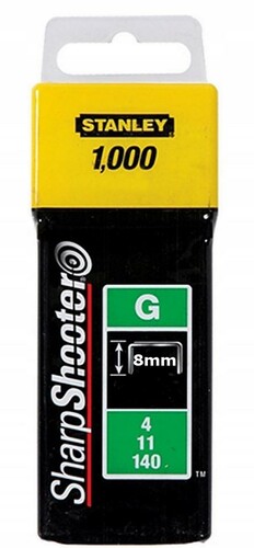 Zszywki 8mm TRA705T STANLEY 1000szt 1