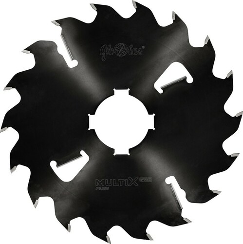 Tarcza do wielopiły HM MULTIX PRO Plus 0350x30x3,8/2,5/18+4z GM do cięcia drewna świeżego na wielopiłach z dużym posuwem GLOBUS 1