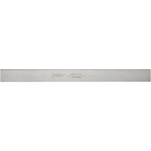 Nóż strugarski HSS PREMIUM 0130x30x3,0/43 do drewna miękkiego, twardego i materiałów drewnopochodnych GLOBUS 1