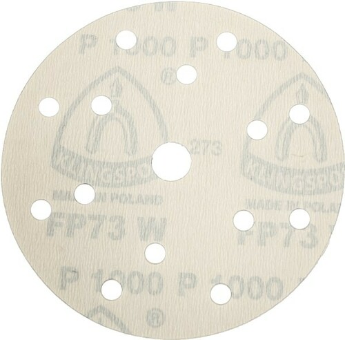 Krążek czerpny na folii FP 73 WK 150mm P800 18 otw. Klingspor 320730 1
