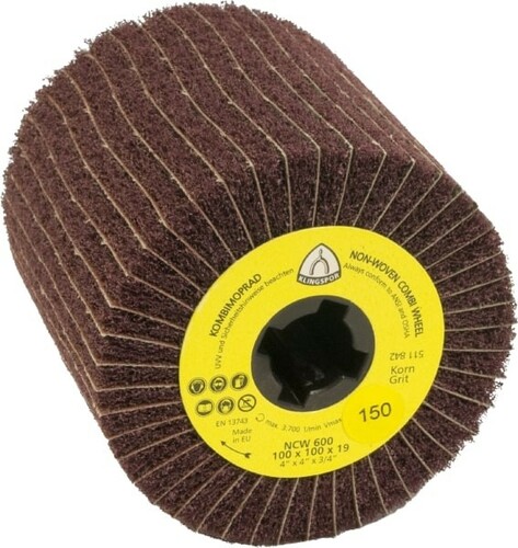 Ściern. z włókniny z przekł. z płótna NCW 600 S 100X50X19 medium granulacja 150 Klingspor 259898 1