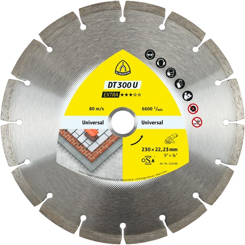 Tarcza diamentowa 180x2x22,23 uniwersalna DT 300 U Extra Klingspor 325347 1