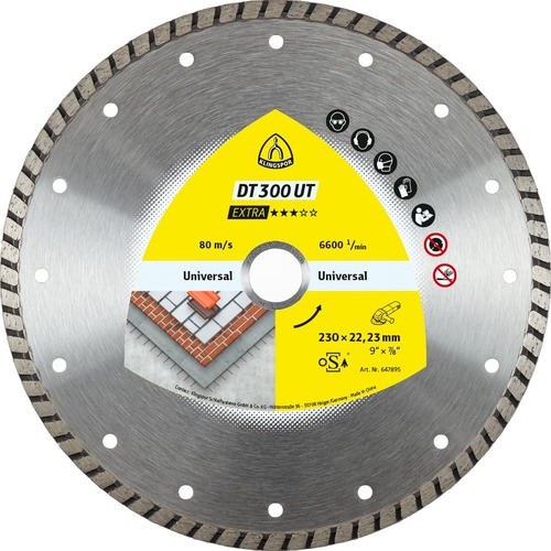 Tarcza diamentowa 100x1,9x22,23 uniwersalna DT 300 UT Extra Klingspor 330625 1