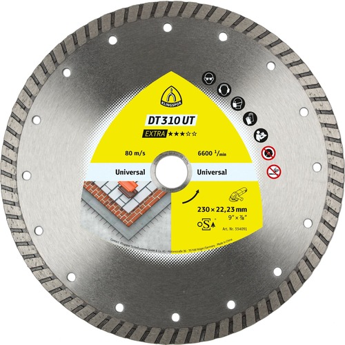 Tarcza diamentowa 115x2x22,23 uniwersalna DT 310 UT Extra Klingspor 334088 1