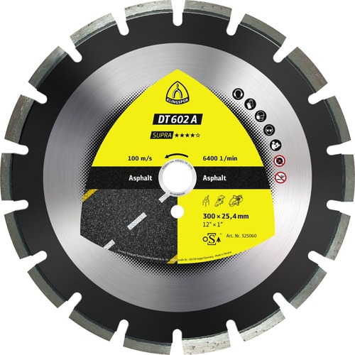 Tarcza diamentowa 450x3,7x25,4 asfalt Klingspor DT 602 A 325128 1