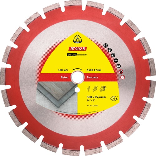 Tarcza diamentowa 500x3,7x25,4 beton DT 902 B Special Klingspor 325169 1