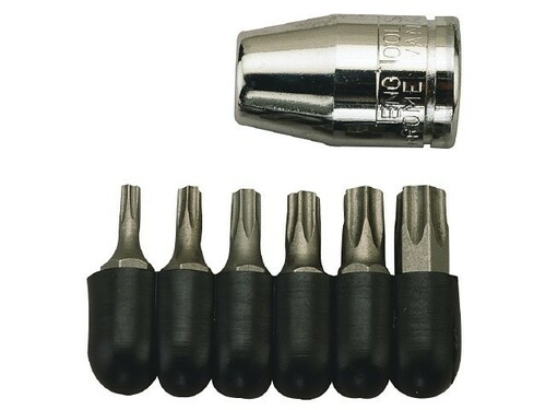 Nasadki TX w zestawie z chwytem kwadratowym 3/8'' Teng Tools 1486 1