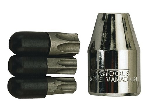 Nasadki TX w zestawie z chwytem kwadratowym 1/2'' Teng Tools 1488 1