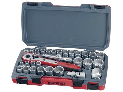 Zestaw kluczy nasadowych z chwytem 1/2'' T1230 TengTools 17802-0103 1