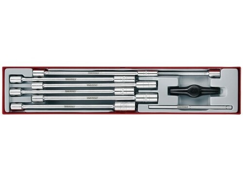 9-elementowy Zestaw bardzo długich kluczy nasadowych 3/8'' z pokrętłem poprzecznym Teng Tools TTxTB09 1