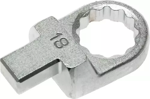Głowica wymienna oczkowa 18 mm do kluczy dynamometrycznych z gniazdem 9x12 mm Teng Tools 186311205 1