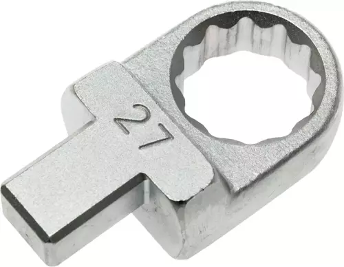 Głowica wymienna oczkowa 27 mm do kluczy dynamometrycznych z gniazdem 14x18 mm Teng Tools 186312500 1