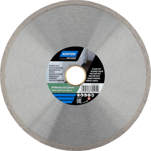 Tarcza diamentowa 180x25,4 beton DIY CEE CERAMIC TILES Norton 70184601276 1