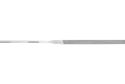 Precyzyjny pilnik igiełkowy płaski, zaokrąglone krawędzie 160 mm nacięcie szwajcarskie 1, średni 1