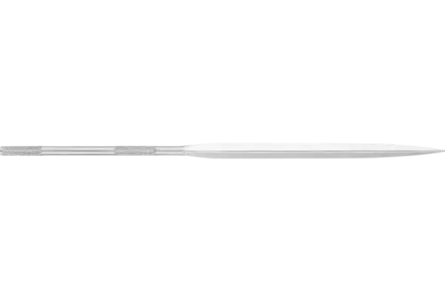 Precyzyjny pilnik igiełkowy trójkątny dolnotnący 140 mm nacięcie szwajcarskie 2, średnio drobny 1