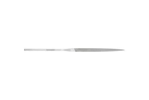 Precyzyjny pilnik igiełkowy płaski, zaokrąglone krawędzie 160 mm nacięcie szwajcarskie 2, średnio drobny 1