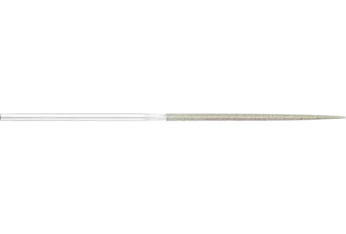 Diamentowy pilnik igiełkowy trójkątny, bardzo wąski, 140 mm D126 (średni) do konturów głębokich 1