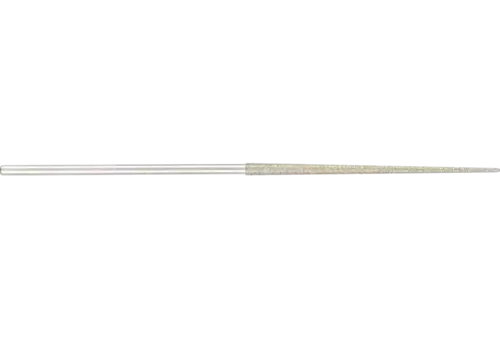 Diamentowy pilnik igiełkowy okrągły, Ø 3,2 x 140 mm D181 (zgrubny) do materiałów twardych 1