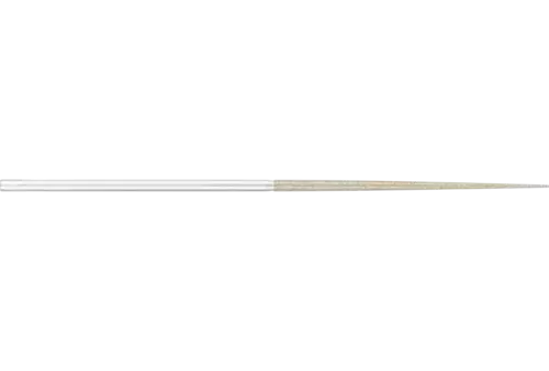Diamentowy pilnik igiełkowy okrągły, bardzo wąski, Ø 2,8 x 140 mm D126 (średni) do konturów głębokich 1