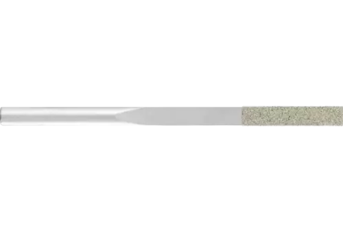 Pilniki diamentowe do pilarek ręcznych stożkowo-płaskich 3,3 x 1,0 x 55 mm trzpień Ø 3 mm D126 (średni), komplet 1