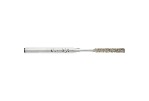 Pilniki diamentowe do pilarek ręcznych płaskich 2,0 x 1,0 x 50 mm trzpień Ø 3 mm D126  jednostronny 1