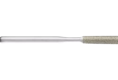 Pilniki diamentowe do pilnikarek ręcznych, soczewkowe 3,5 × 2,0 × 50 mm, trzpień Ø 3 mm D126 (średni), komplet 1