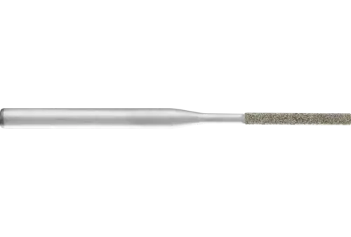 Pilniki diamentowe do pilnikarek ręcznych, kwadratowe 1,5 x 1,5 x 50 mm, trzpień Ø 3 mm D126 (średni), komplet 1