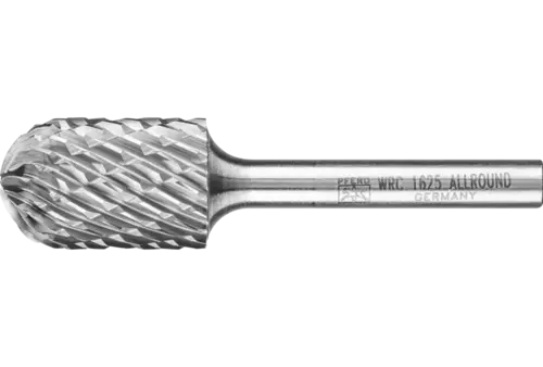 Wysokowydajny trzpień frezarski ze stopów twardych ALLROUND kształt kulisto-walcowy WRC Ø 16x25 mm trzonek Ø6mm uniwersalny 1