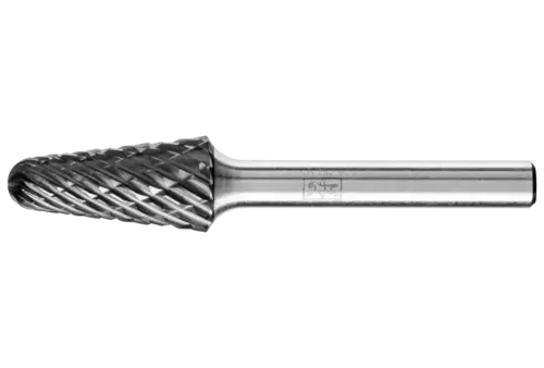 Wysokowydajny trzpień frezarski ze stopów twardych ALLROUND kształt stożkowy KEL Ø 12 x 25 mm trzonek Ø 6 mm HICOAT... 1