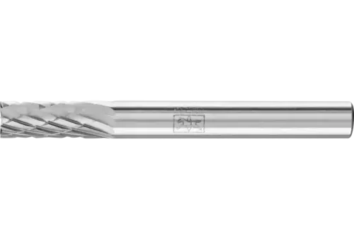 Trzpień frezarski HM, kształt walcowy ZYAS z uzębieniem czołowym Ø 06 x 16 mm trzpień Ø 6 mm Z3P uniwersalny 1