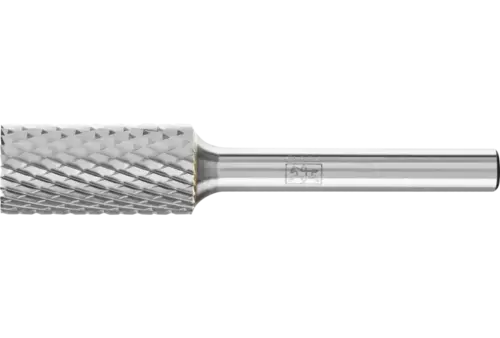 Trzpień frezarski HM, kształt walcowy ZYAS z uzębieniem czołowym Ø 12 x 25 mm trzpień Ø 6 mm Z4 uniwersalny 1