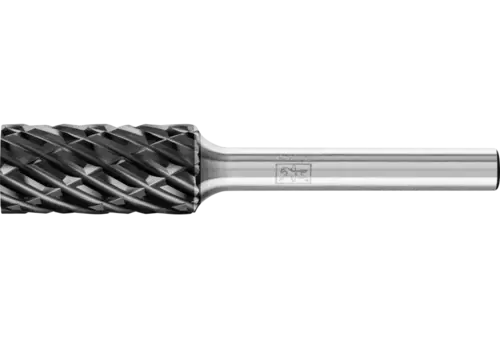 Wysokowydajny trzpień frezarski ze stopów twardych STEEL walcowy ZYA Ø 12 × 25 mm trzpień Ø 6 mm HICOAT do stali 1