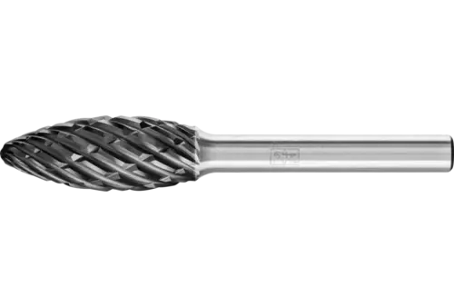 Wysokowydajny trzpień frezarski ze stopów twardych STEEL kształt płomienia B Ø 12 × 30 mm trzpień Ø 6 mm HICOAT do... 1