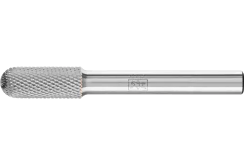 Wysokowydajny trzpień frezarski ze stopów twardych MICRO kształt kulisto-walcowy WRC Ø 08 × 20 mm trzpień Ø 6 mm 1
