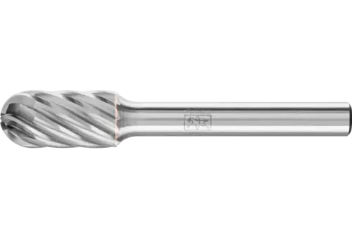 Wysokowydajny trzpień frezarski ze stopów twardych INOX kształt kulisto-walcowy WRC Ø 10 × 20 mm trzpień Ø 6 mm 1