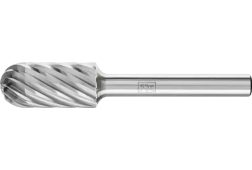 Wysokowydajny trzpień frezarski ze stopów twardych INOX kształt kulisto-walcowy WRC Ø 12 × 25 mm trzpień Ø 6 mm 1