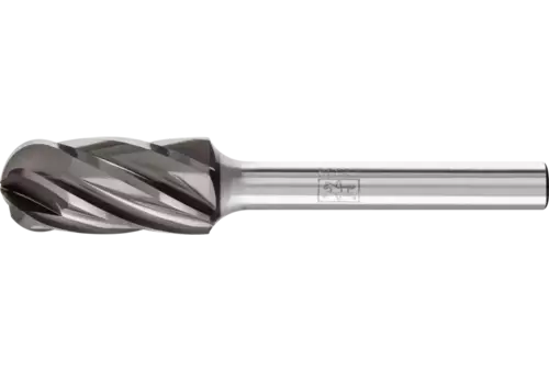 Wysokowydajny trzpień frezarski ze stopów twardych ALU kulisto-walcowy WRC Ø 12x25mm trzonek Ø 6 mm do aluminium/metalu 1