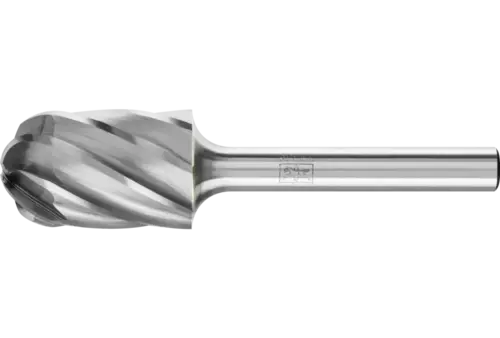 Wysokowydajny trzpień frezarski ze stopów twardych ALU kulisto-walcowy WRC Ø 16 x 25 mm trzonek Ø 6 mm do aluminium /... 1